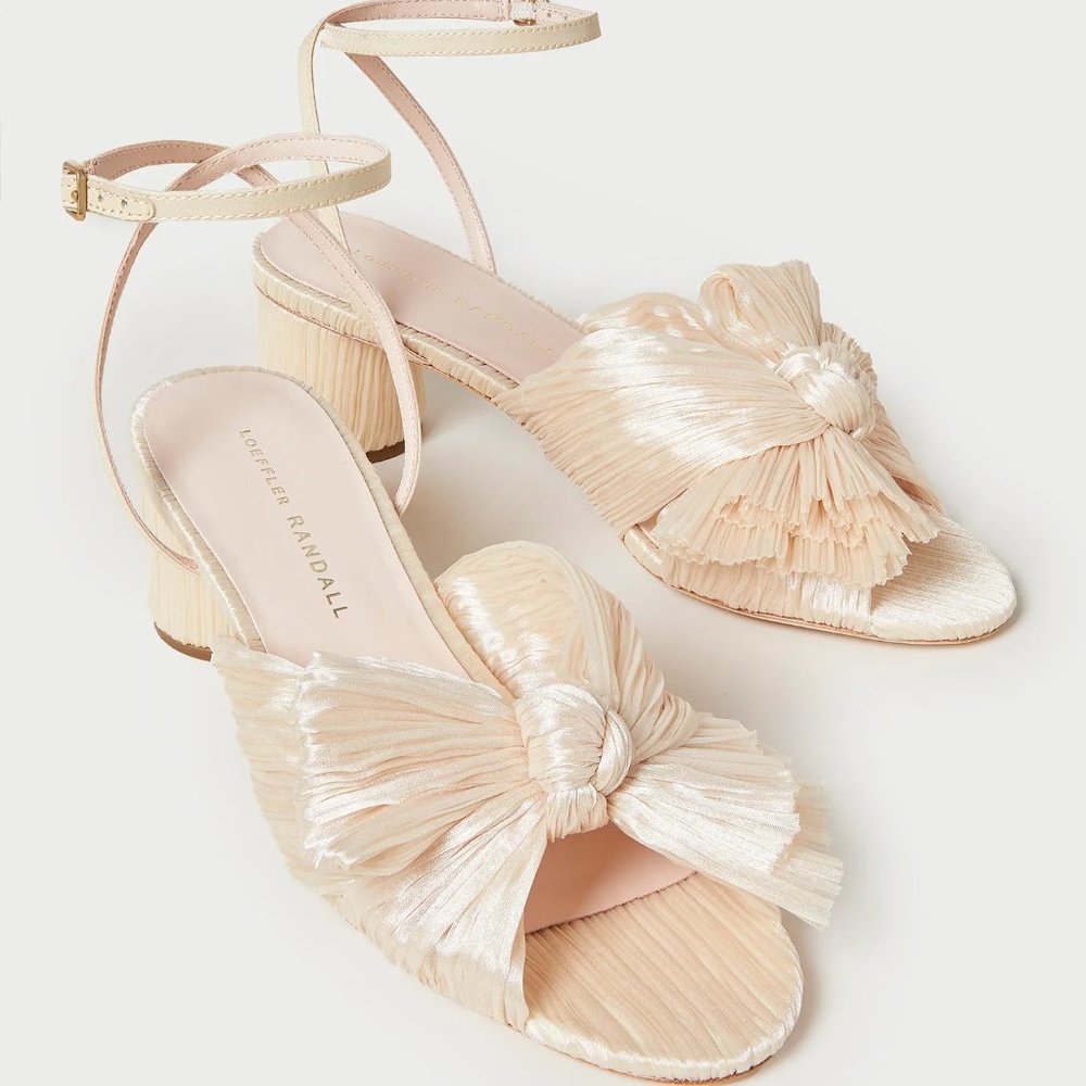 Loeffler Randall Dahlia sandals - Almond, size 10.5